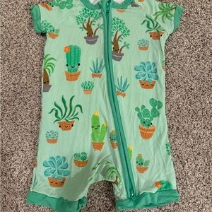 Little Sleepies Succulent Love Shorty